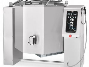 Elektro kipkochkessel 250 ltr mit abflusshahn und rührwerk