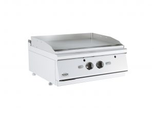 Gas Grillplatte Glatt / 800 x 700 mm / 13 kW